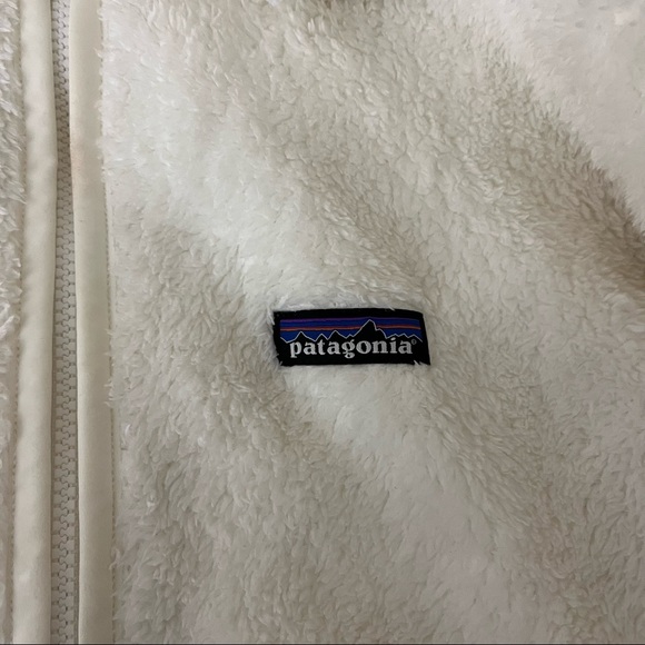 Patagonia Los Gatos Half Zip White Fleece Size Medium - Picture 2 of 7